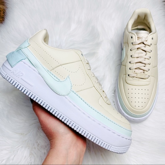 Nike Shoes - Nike Air Force 1 Jester XX Light Cream Ghost Aqua